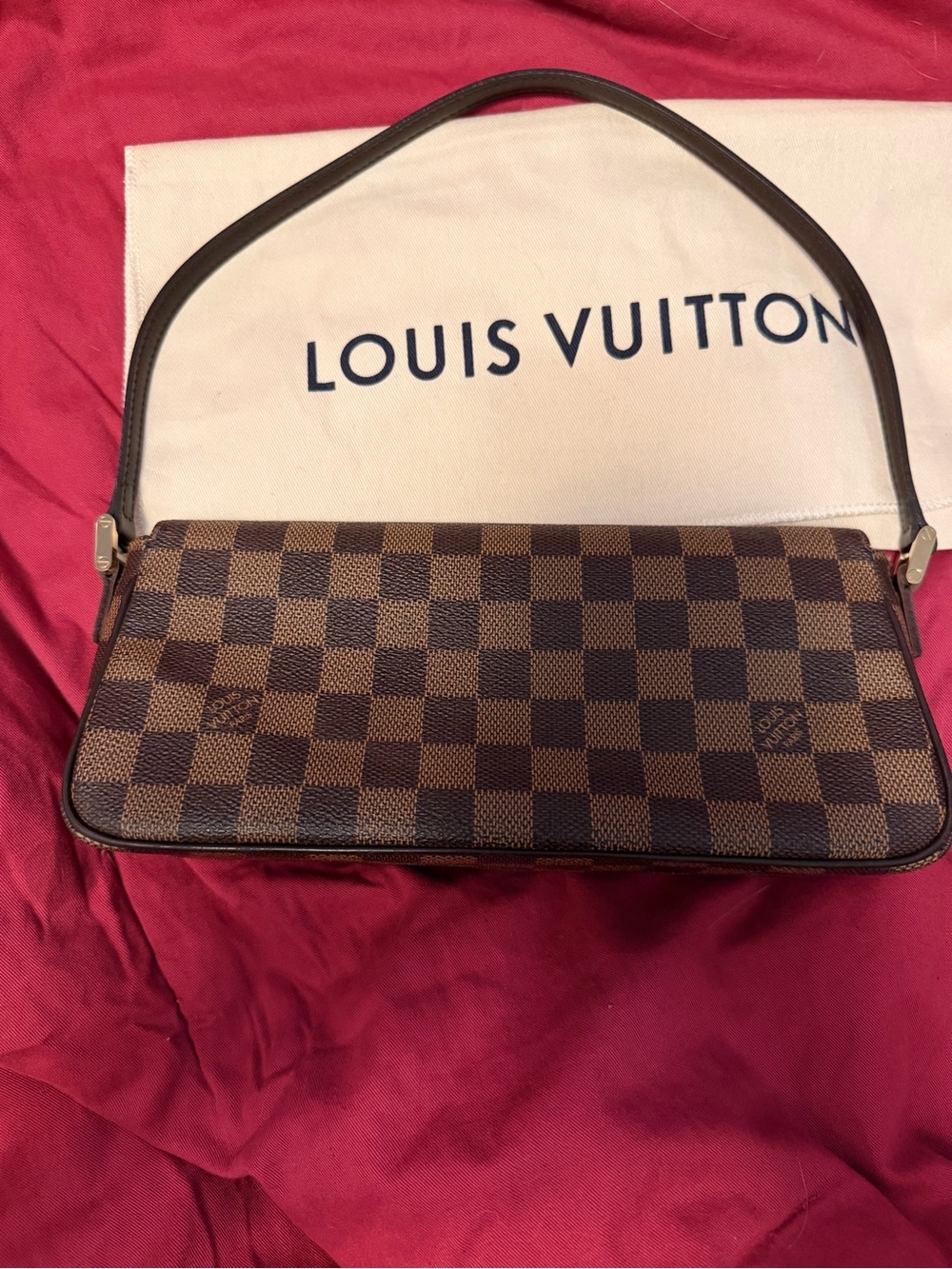 Louis Vuitton Brown Damier Ebene Shoulder Pochette - Picture 2 of 9